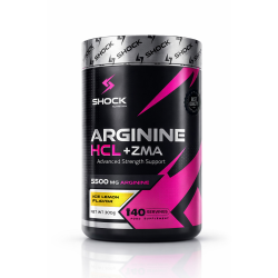 Shock Nutrition Arginine HCL + ZMA 300g 40 Servis