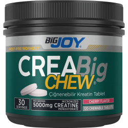BİGJOY CREABİG CHEW 120 ÇİĞNENEBİLİR TABLET