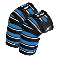 JOFİT KNEE WRAPS SİYAH - MAVİ