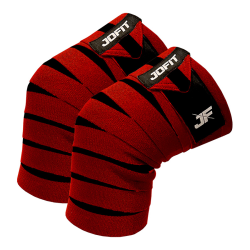 JOFİT KNEE WRAPS KIRMIZI- SİYAH