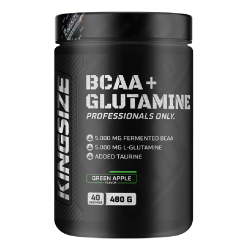 Kingsize Nutrition BCAA + Glutamine Powder 480 Gr