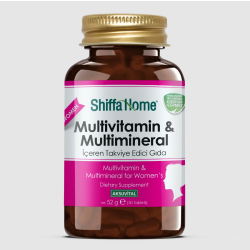 MULTİVİTAMİN & MULTİMİNERAL - KADIN - 1760 MG X 30 TABLET