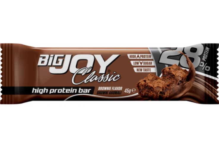 BİGJOY CLASSİC HİGH PROTEİN BAR BROWNİE 45 GR - 1 ADET